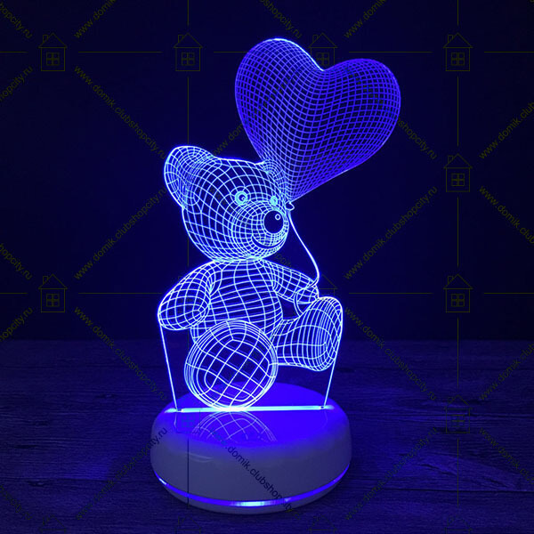 3D-светильник –  подарок на праздник для детей и взрослых!